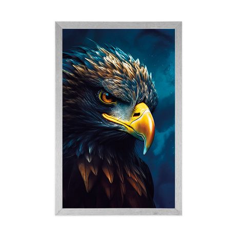 PLAKÁT MODRO-ZLATÝ OREL - PLAKÁTY - TOTÁLNÍ VÝPRODEJ 🔥