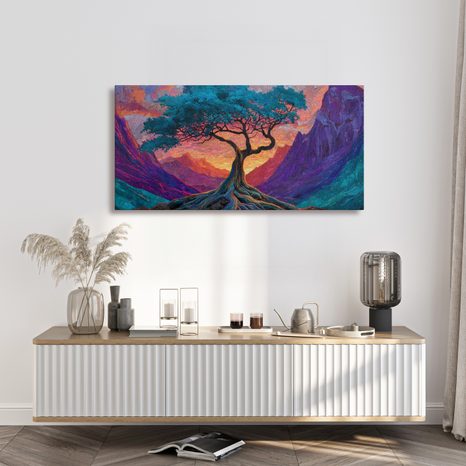 OBRAZ STROM ŽIVOTA V BAREVNÉM ÚDOLÍ - OBRAZY STROMY ŽIVOTA - OBRAZY