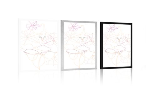 POSTER GEHEIMNISVOLLE KATZE - MOTIVE AUS UNSERER WERKSTATT - POSTER