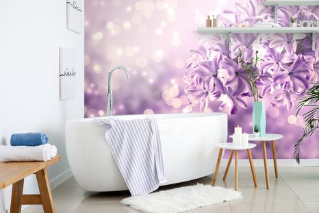 CARTA DA PARATI – FIORE LILLA - CARTA DA PARATI - 🔥 SVENDITA TOTALE