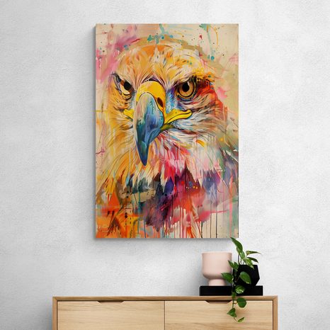 KÉP SAS FESTMÉNY UTÁNZATA - MADARAS KÉPEK - KÉPEK