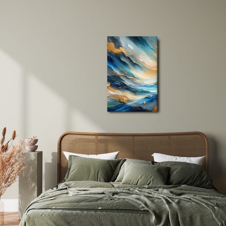 OBRAZ PROUDĚNÍ BAREV - OBRAZY ABSTRAKTNÍ TVARY - OBRAZY