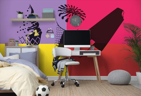 CARTA DA PARATI – ESTATE POP ART - CARTA DA PARATI POP ART - CARTA DA PARATI