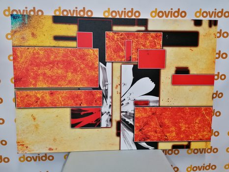 KÉP ABZSTRAKCIÓ NARANCSSÁRGA KIVITELBEN - ABSZTRAKT KÉPEK - KÉPEK