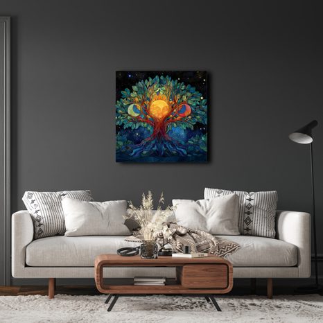 OBRAZ STROM ŽIVOTA S VESMÍRNOU ENERGIÍ - OBRAZY STROMY ŽIVOTA - OBRAZY