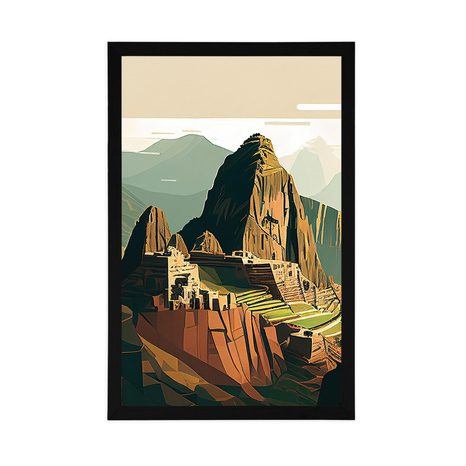 POSTER – SPLENDIDO MACHU PICCHU - MONTAGNE - POSTER