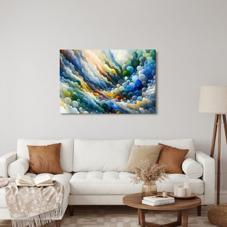 WANDBILD LICHTSTRÖMUNG - WANDBILDER ABSTRAKTE FORMEN - BILDER