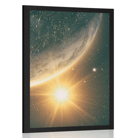 AFFICHE VUE DEPUIS L'ESPACE - ESPACE ET ÉTOILES - AFFICHES