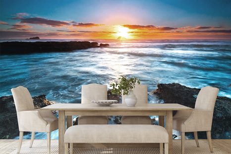 FOTOTAPETA ROMANTICKÝ ZÁPAD SLUNCE - TAPETY PŘÍRODA - TAPETY