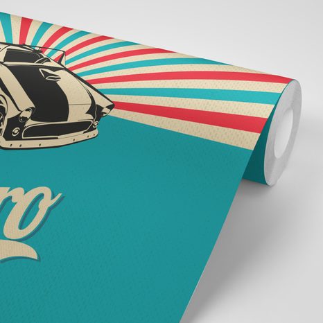 TAPETE IM RETRO-STIL - VINTAGE- UND RETRO-TAPETEN - TAPETEN