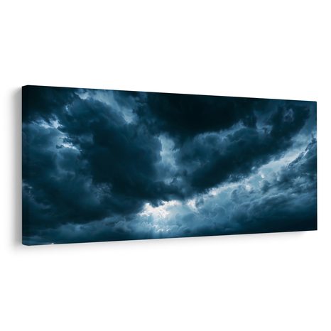 CANVASTAVLA OROLIG HIMMEL FÖRE STORMEN - NATUR- OCH LANDSKAPSTAVLOR - TAVLOR