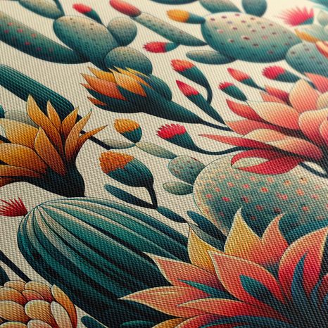 WANDBILD BLÜHENDE KAKTEEN - BILDER BLUMEN - BILDER