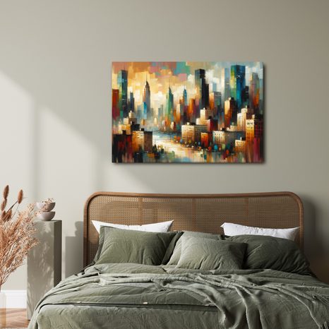 SLIKA MODERNA URBANA KRAJINA - SLIKE GRADOVA - SLIKE