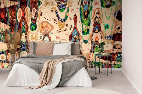 TAPETA MATKA V ABSTRAKTNÍM PROVEDENÍ - ABSTRAKTNÍ TAPETY - TAPETY