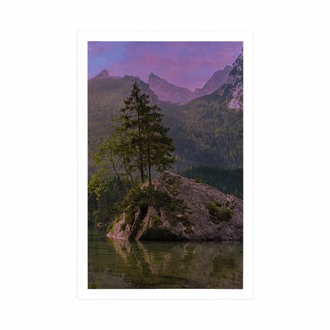 POSTER – VISTA SUL PAESAGGIO MONTANO - NATURA - POSTER