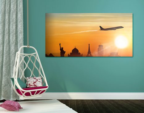 КАРТИНА НА ПЛАТНО – ПЪТЕШЕСТВИЕ ОКОЛО СВЕТА - ГРАДСКИ КАРТИНИ - КАРТИНИ