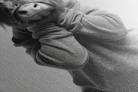 OBRAZ KRAVA CVIČÍ JÓGU NA PODLOŽKE - OBRAZY BYVOLY A KRAVY - OBRAZY