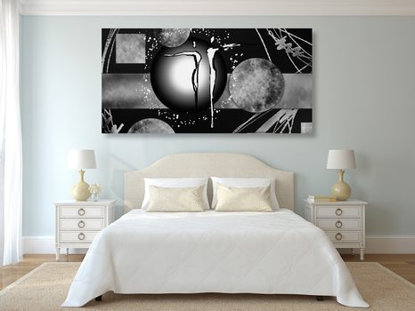 KÉP ETNO SZERELMES PÁR FEKETE FEHÉRBEN - FEKETE-FEHÉR KÉPEK - KÉPEK