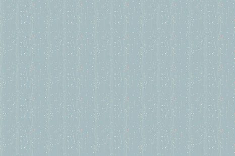 TAPETE MIT PFLANZENMOTIV IN BLAU - TAPETEN MIT BLUMENMOTIVEN - TAPETEN