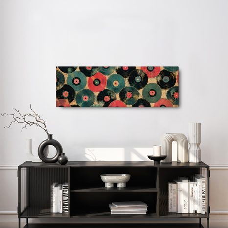 WANDBILD NOSTALGISCHER HAUCH VON MUSIK - MUSIKBILDER - BILDER
