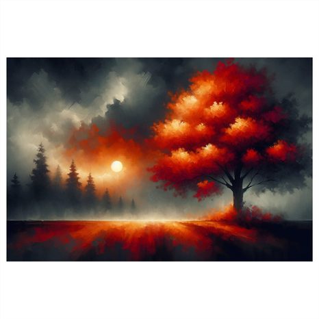 SLIKA DRVO ŽIVOTA U MAGLI - SLIKE STABLA ŽIVOTA - SLIKE