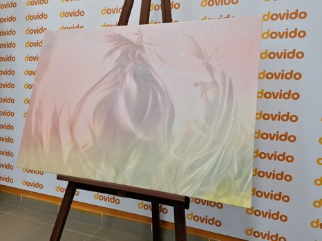 OBRAZ ABSTRAKTNÍ STROMY V LESE - ABSTRAKTNÍ OBRAZY - OBRAZY