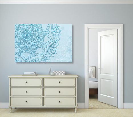 TABLOU MANDALA ÎN MOTIV DE IARNĂ - TABLOURI FENG SHUI - TABLOURI