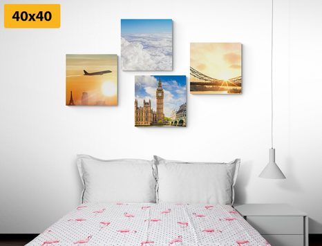 SET DI QUADRI – VIAGGIO UNICO - COLLEZIONI DI QUADRI - STAMPE E QUADRI