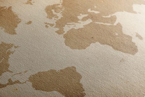 PARAFA KÉP VINTAGE VILÁG TÉRKÉP - PARAFA KÉPEK - KÉPEK