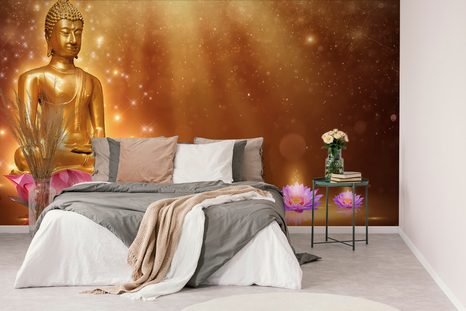 TAPET BUDDHA AURIU - TAPETURI - 🔥 REDUCERE TOTALÃ