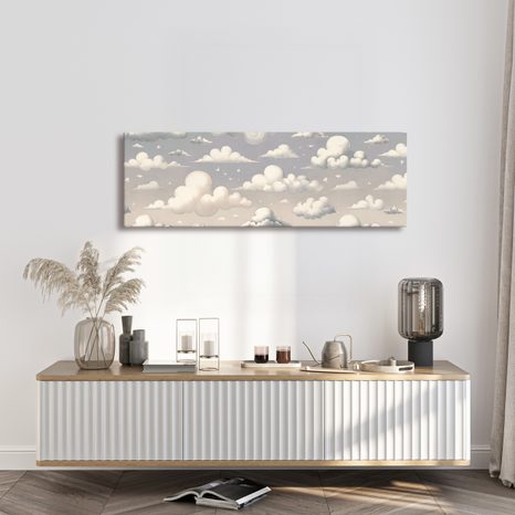 WANDBILD HIMMEL VOLLER WOLKEN - BILDER FÜR KINDER - BILDER