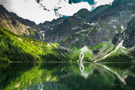 CARTA DA PARATI – LAGO DI MORSKIE OKO NEI TATRA - CARTA DA PARATI NATURA - CARTA DA PARATI