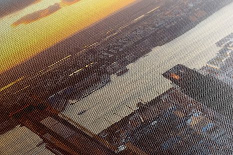 КАРТИНА НА ПЛАТНО – ВЕЛИКОЛЕПНА ПАНОРАМА НА НЮ ЙОРК - ГРАДСКИ КАРТИНИ - КАРТИНИ