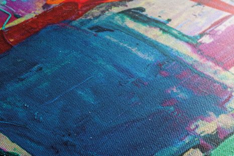 OBRAZ DZIEŁO ABSTRAKCYJNE - OBRAZY ABSTRAKCYJNE - OBRAZY