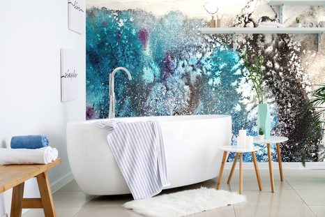 TAPETA ABSTRAKCIA Z AKVARELOVÝCH FARIEB - ABSTRAKTNÉ TAPETY - TAPETY