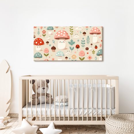OBRAZ LESNÍ POHÁDKA S HŘÍBKY - CHILDRENS PICTURES - PICTURES