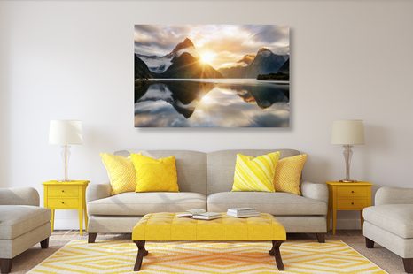 OBRAZ KRÁSNÝ VÝCHOD SLUNCE NA NOVÉM ZÉLANDU - OBRAZY PŘÍRODY A KRAJINY - OBRAZY