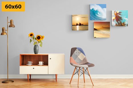 SET OBRAZŮ ŽIVOT U MOŘE - SESTAVY OBRAZŮ - OBRAZY