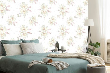 WALLPAPER ABSTRACT CELLS ON A WHITE BACKGROUND - ABSTRACT WALLPAPERS - WALLPAPERS