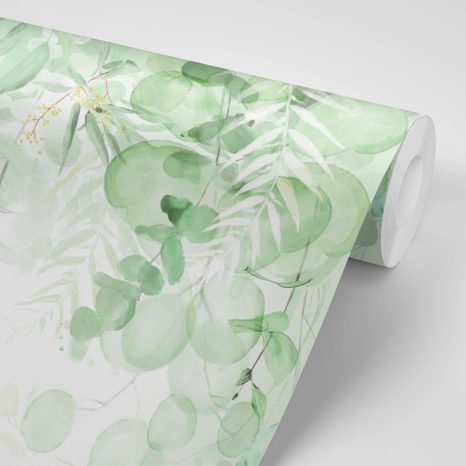 WALLPAPER FINE GREEN LEAVES - WALLPAPERS NATURE - WALLPAPERS