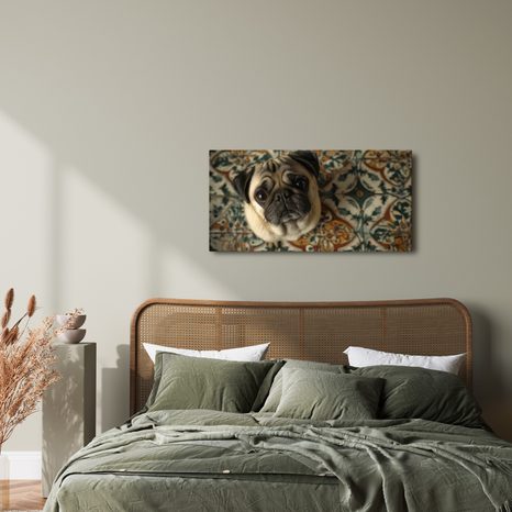 OBRAZ PSÍ POHLED NA ORNAMENTY - OBRAZY PSI - OBRAZY