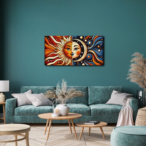 TABLOU CHIP SOLAR ȘI LUNAR - TABLOURI LUNĂ - TABLOURI