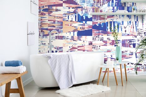 SAMOLEPÍCÍ TAPETA GEOMETRICKÉ VZORY - SAMOLEPÍCÍ TAPETY - TAPETY