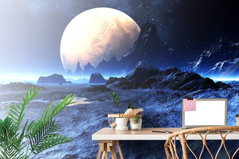 TAPETE FANTASY-LANDSCHAFT - TAPETEN - 🔥 TOTALAUSVERKAUF