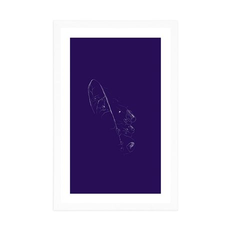 POSTER MIT PASSEPARTOUT EINZIGARTIGES ZUSAMMENSPIEL DER FARBEN - MOTIVE AUS UNSERER WERKSTATT - POSTER