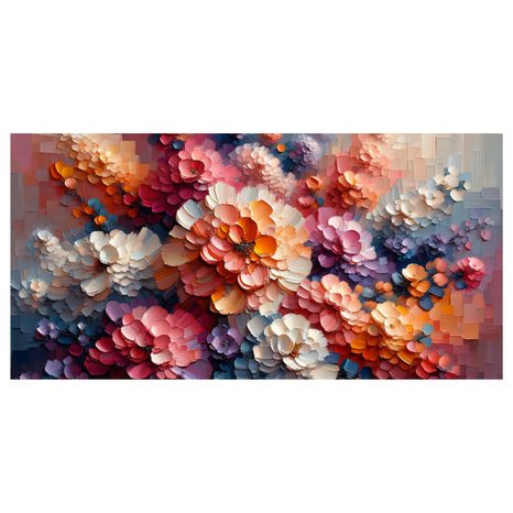 OBRAZ ŽIVÉ BARVY KVĚTIN - OBRAZY KVĚTŮ - OBRAZY