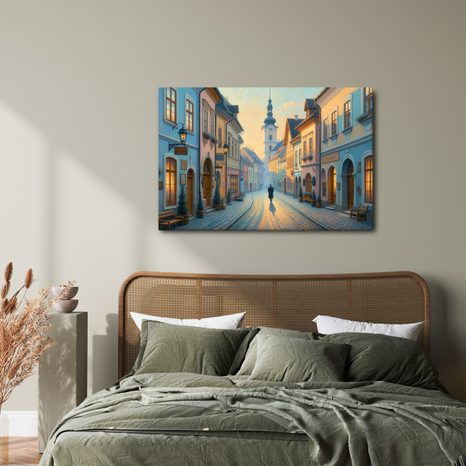 OBRAZ PROCHÁZKA HISTORICKÝM CENTREM - OBRAZY MĚSTA - OBRAZY