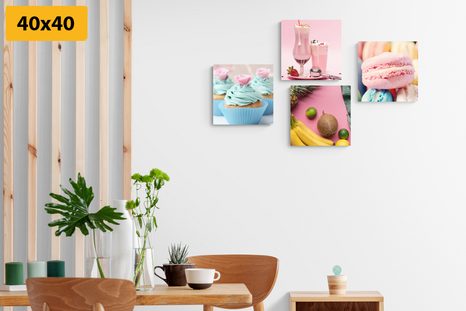 SET OBRAZŮ PRO MILOVNÍKY SLADKÉHO - SESTAVY OBRAZŮ - OBRAZY