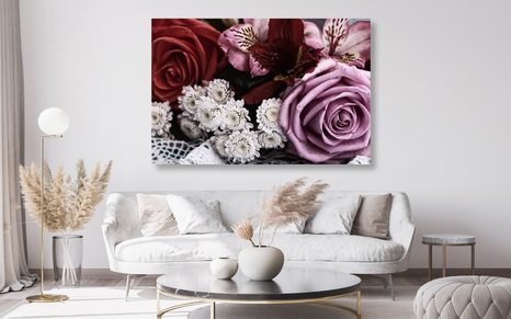 WANDBILD RETRO-ROSENSTRAUSS - VINTAGE- UND RETRO-BILDER - BILDER