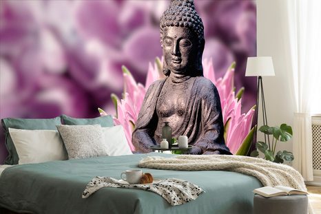 SAMOLEPÍCÍ FOTOTAPETA KLIDNÝ BUDDHA - SAMOLEPÍCÍ TAPETY - TAPETY